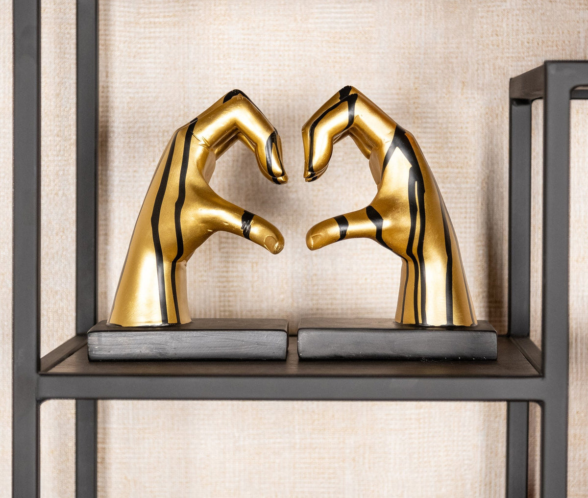 Richmond Interiors Accessories Bookstands Love (Black/gold) House of Isabella UK