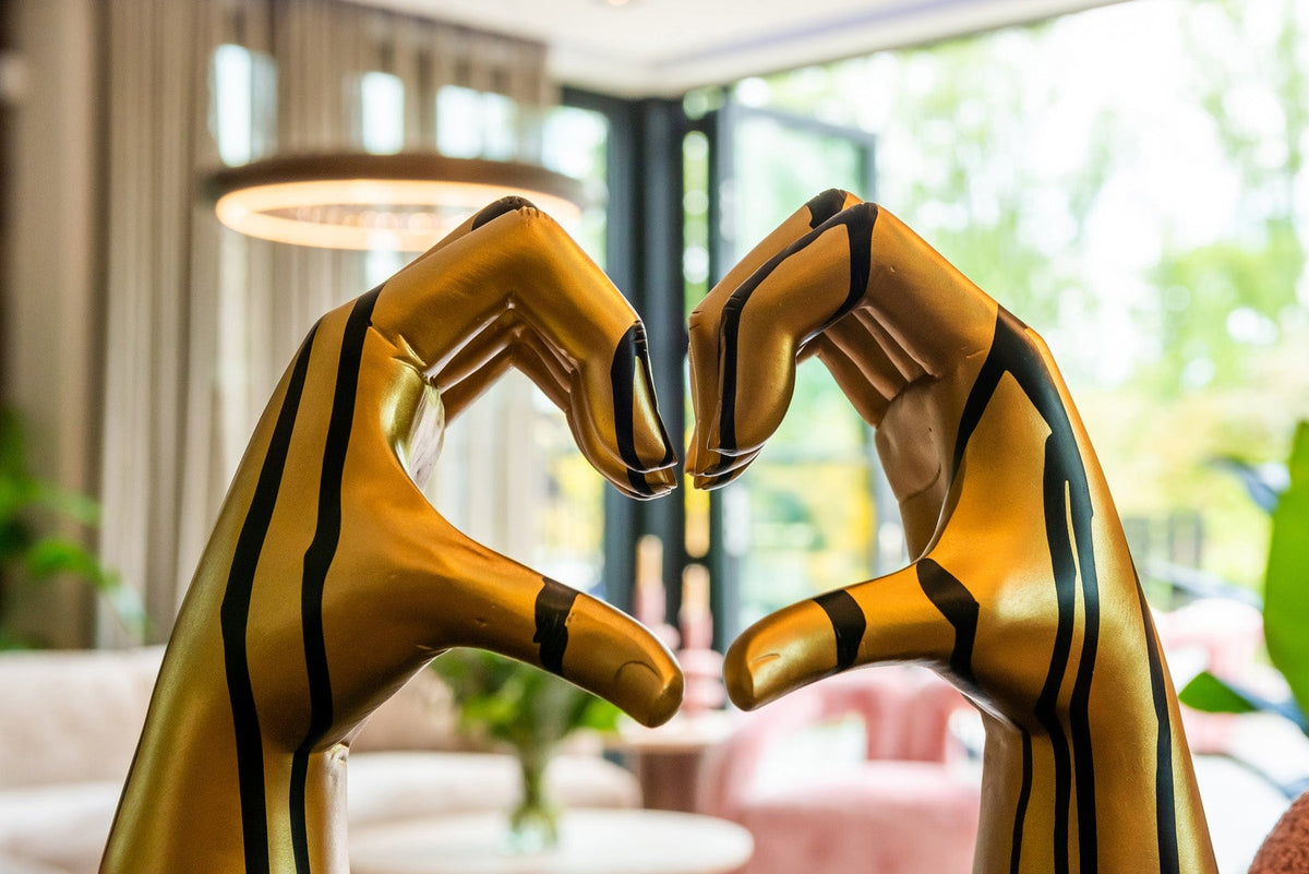 Richmond Interiors Accessories Bookstands Love (Black/gold) House of Isabella UK