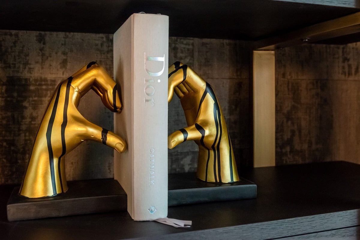 Richmond Interiors Accessories Bookstands Love (Black/gold) House of Isabella UK