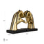 Richmond Interiors Accessories Bookstands Love black/gold House of Isabella UK