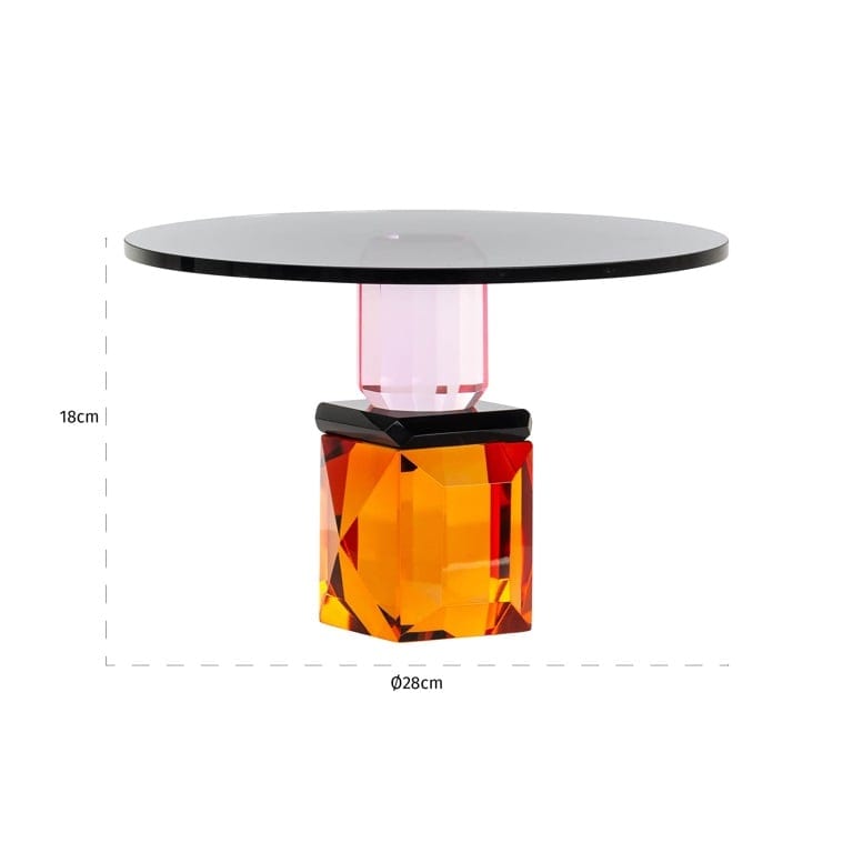 Richmond Interiors Accessories Cakeplate Feya (Orange) House of Isabella UK