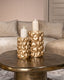 Richmond Interiors Accessories Candle holder Anne hearts big (Gold) House of Isabella UK