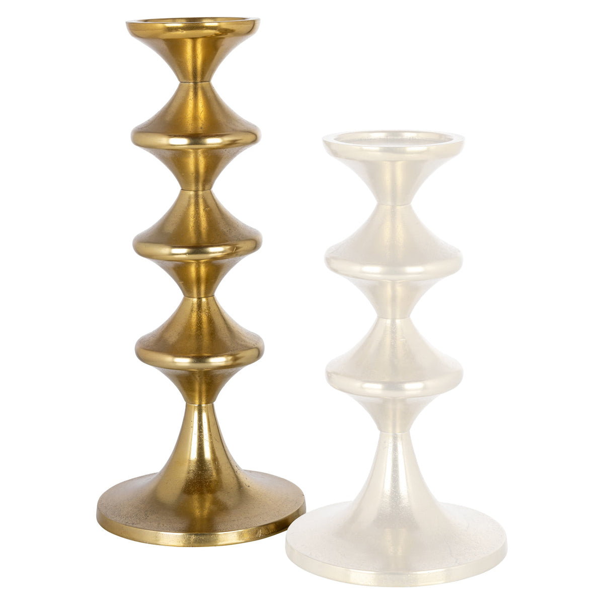 Richmond Interiors Accessories Candle holder Ayden gold large House of Isabella UK