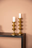 Richmond Interiors Accessories Candle holder Ayden small (Gold) House of Isabella UK