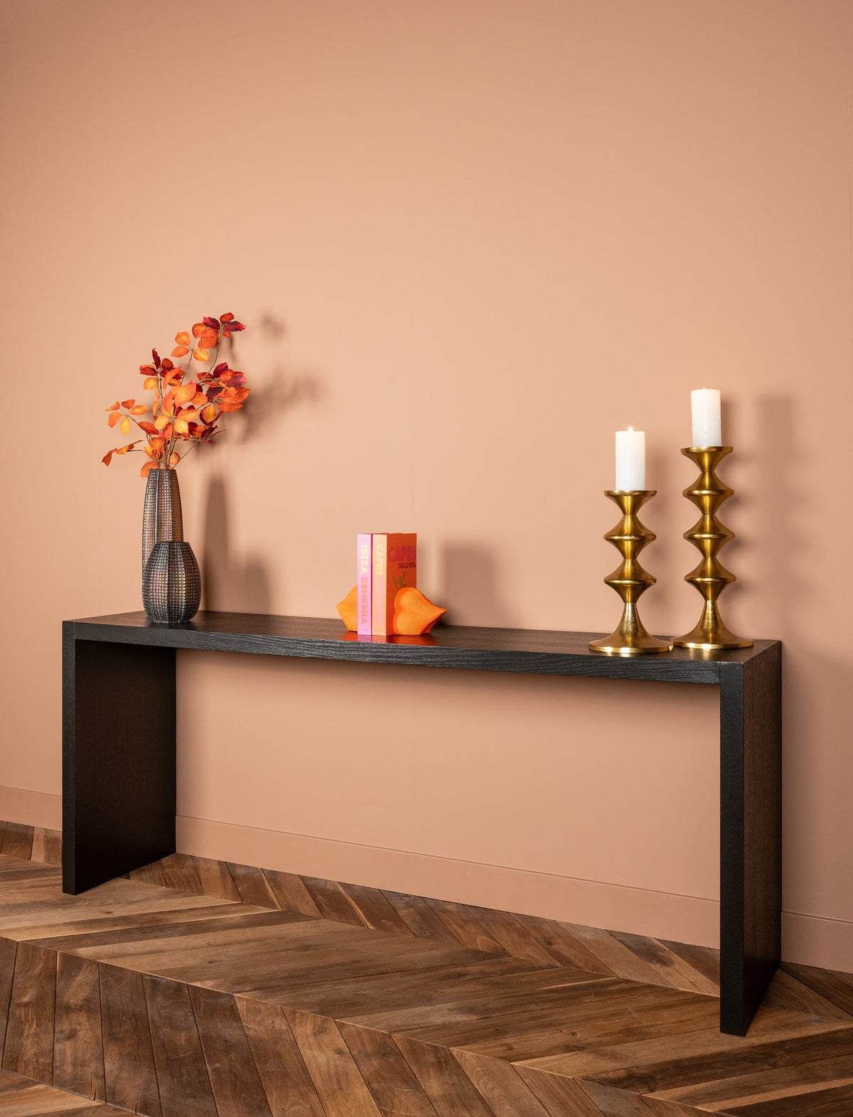 Richmond Interiors Accessories Candle holder Ayden small (Gold) House of Isabella UK