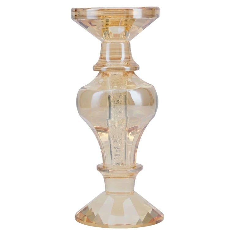 Richmond Interiors Accessories Candle holder Dilan small (Amber) House of Isabella UK