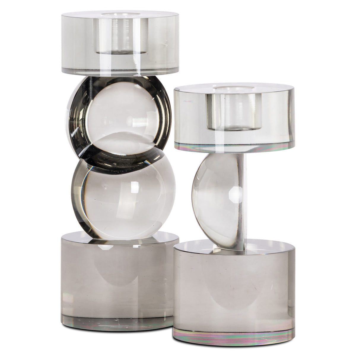 Richmond Interiors Accessories Candle holder Jennyl grey small House of Isabella UK