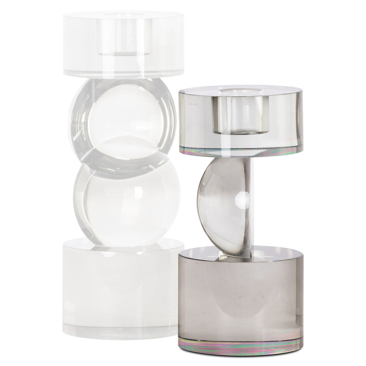 Richmond Interiors Accessories Candle holder Jennyl grey small House of Isabella UK
