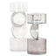 Richmond Interiors Accessories Candle holder Jennyl grey small House of Isabella UK