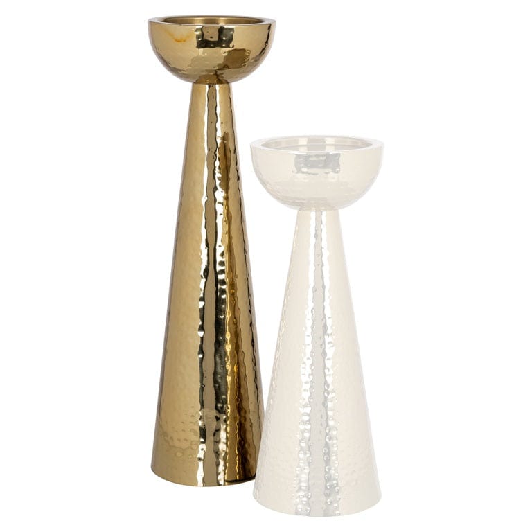 Richmond Interiors Accessories Candle holder Lizz big (Gold) House of Isabella UK