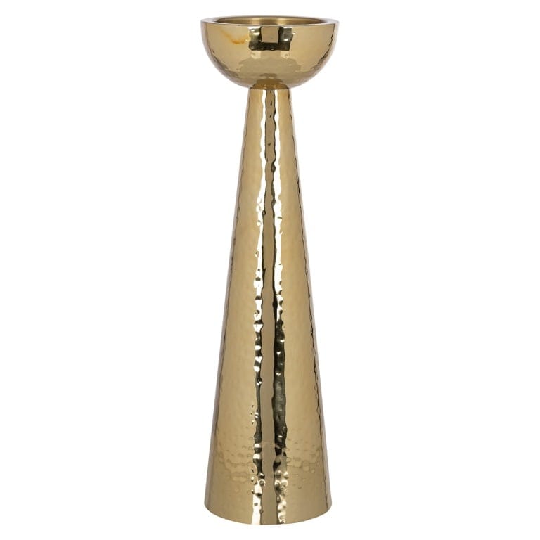 Richmond Interiors Accessories Candle holder Lizz big (Gold) House of Isabella UK