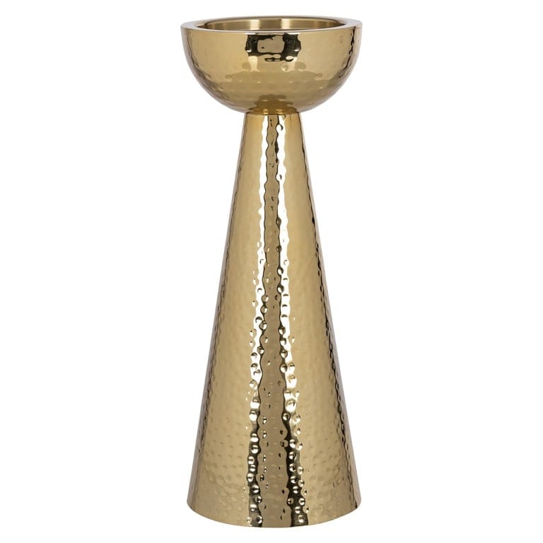 Richmond Interiors Accessories Candle holder Lizz small (Gold) House of Isabella UK