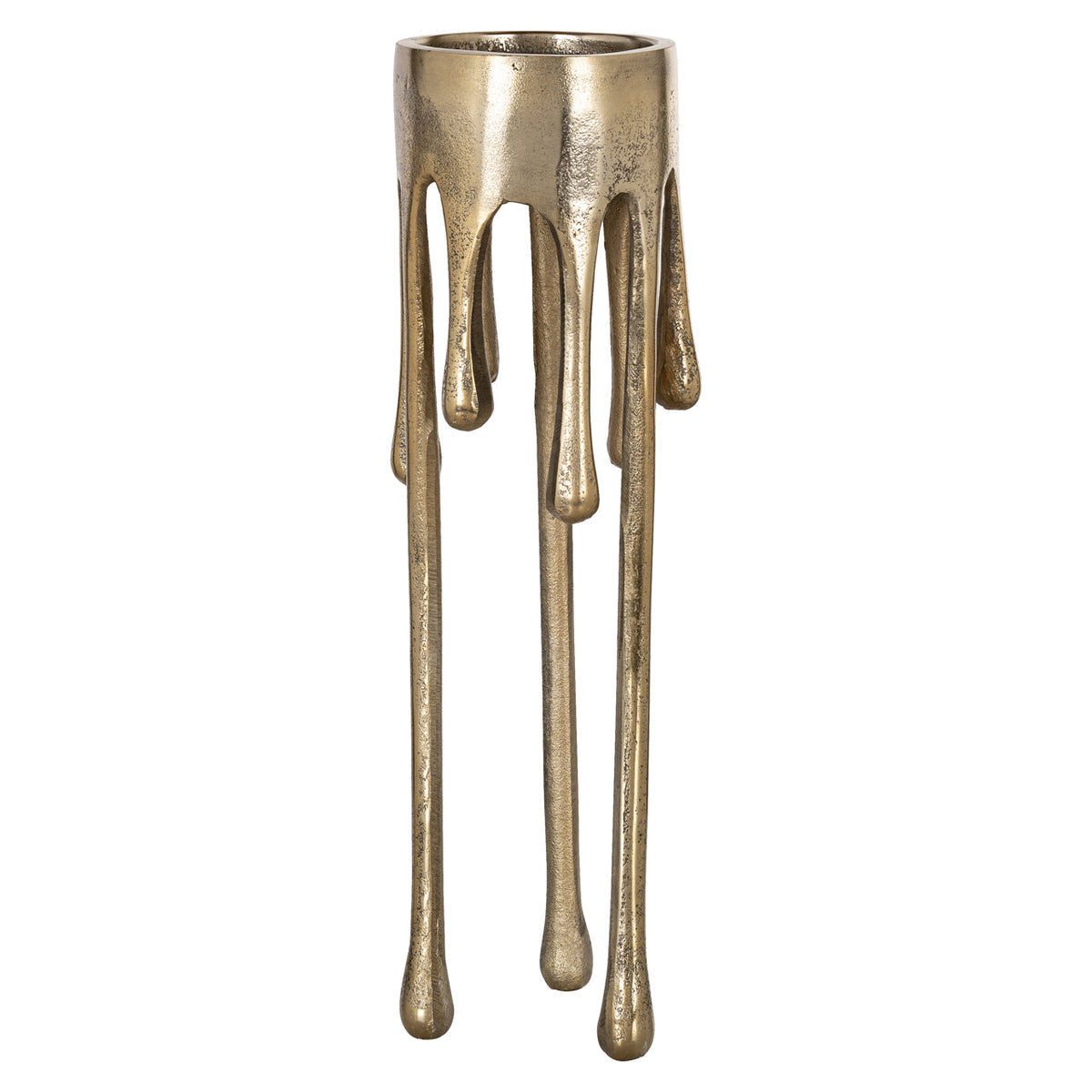 Richmond Interiors Accessories Candle holder Lorin brushed gold large House of Isabella UK