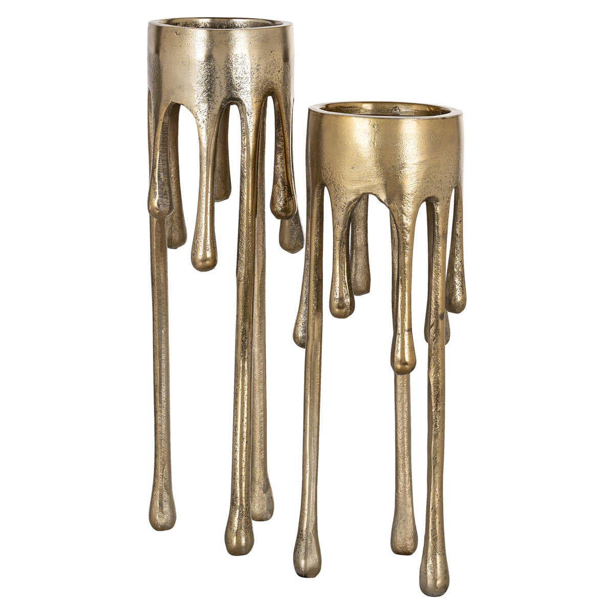 Richmond Interiors Accessories Candle holder Lorin brushed gold small House of Isabella UK