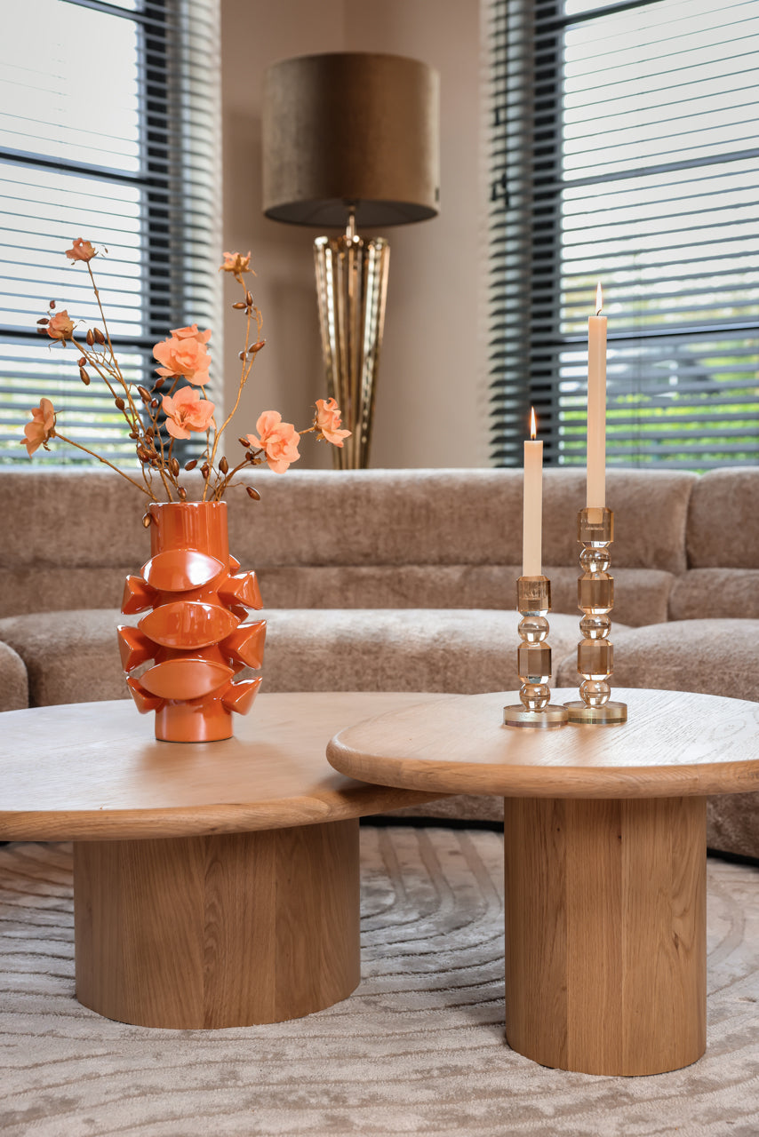 Richmond Interiors Accessories Candle holder Meral brown large House of Isabella UK