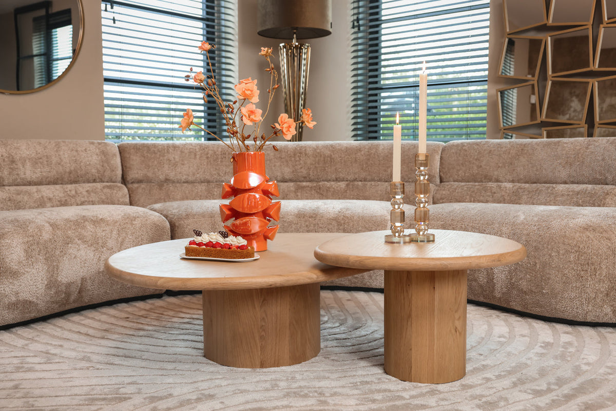 Richmond Interiors Accessories Candle holder Meral brown small House of Isabella UK