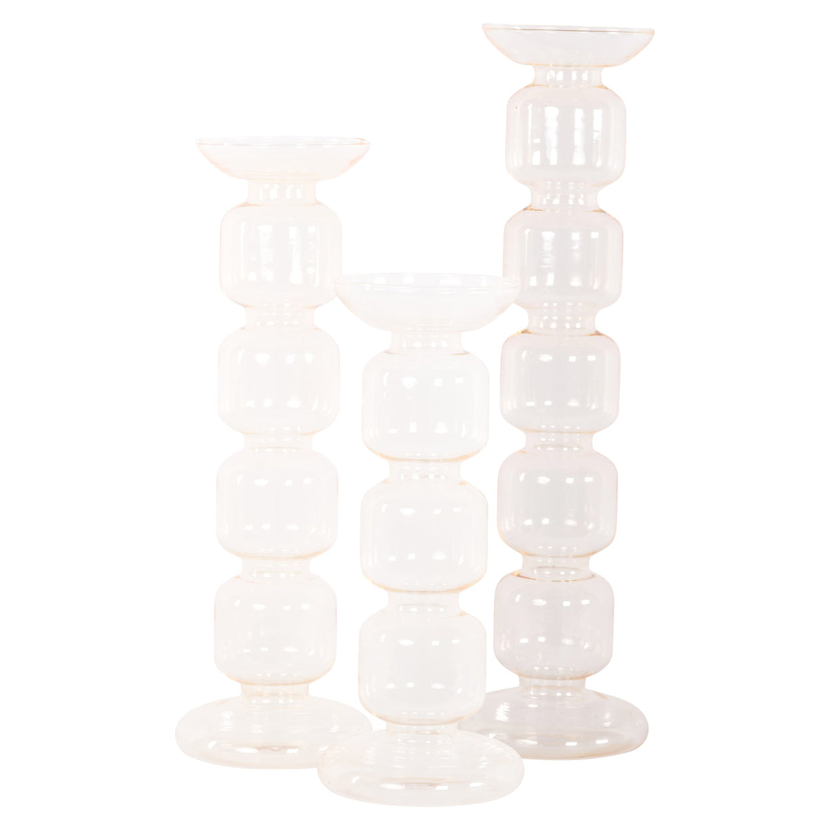 Richmond Interiors Accessories Candle holder Rabia amber large House of Isabella UK