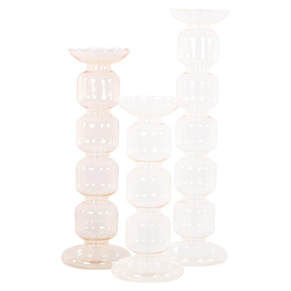 Richmond Interiors Accessories Candle holder Rabia amber medium House of Isabella UK