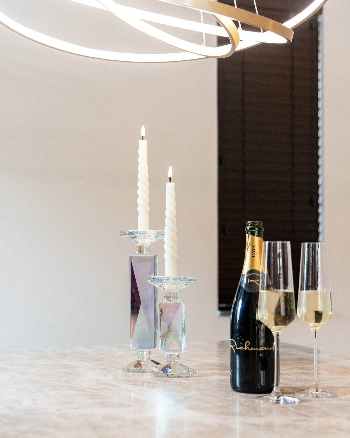 Richmond Interiors Accessories Candle holder Rainbow big House of Isabella UK