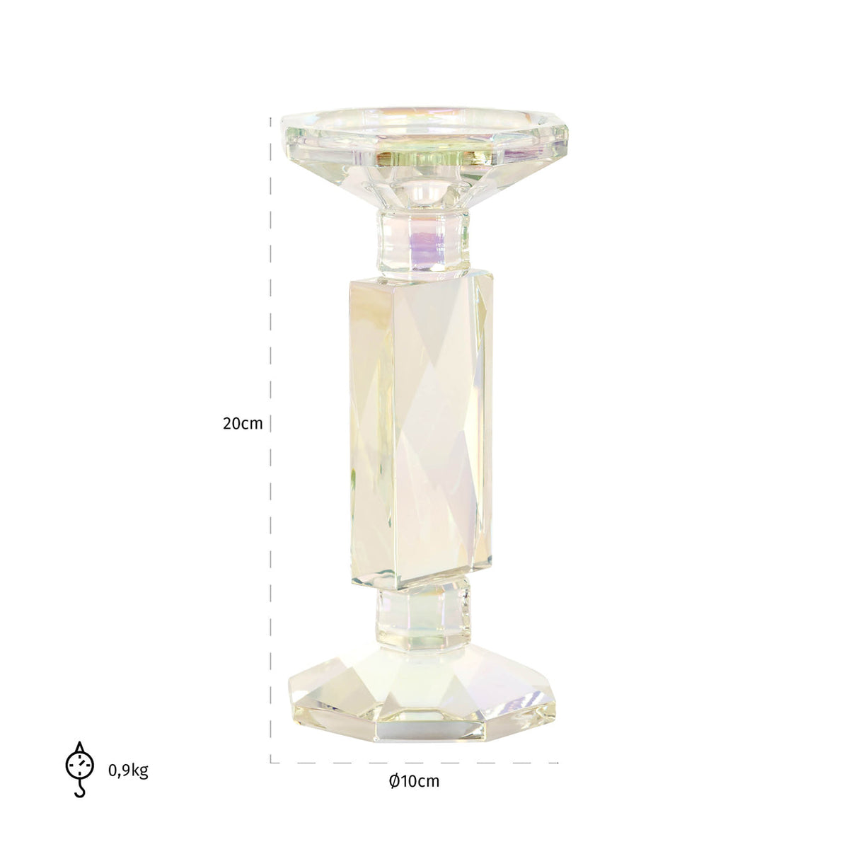Richmond Interiors Accessories Candle holder Rainbow small House of Isabella UK