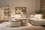 Richmond Interiors Accessories Candle holder Safia clear transparent small House of Isabella UK