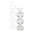 Richmond Interiors Accessories Candle holder Safia clear transparent small House of Isabella UK