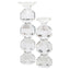 Richmond Interiors Accessories Candle holder Safia clear transparent small House of Isabella UK