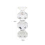 Richmond Interiors Accessories Candle holder Safia clear transparent small House of Isabella UK