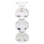 Richmond Interiors Accessories Candle holder Safia clear transparent small House of Isabella UK