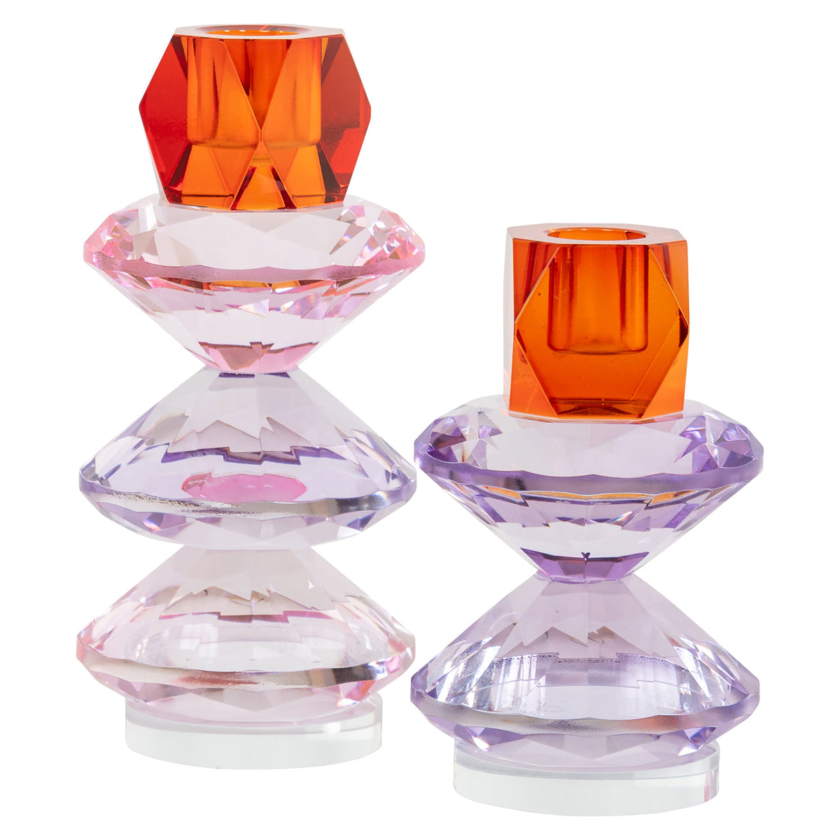 Richmond Interiors Accessories Candle holder Yalena pink large House of Isabella UK