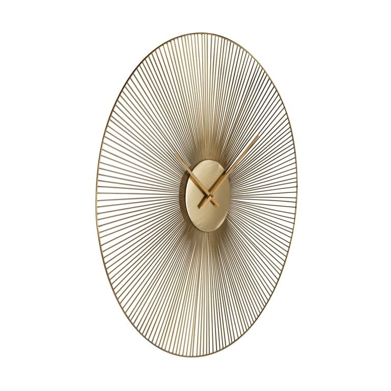 Richmond Interiors Accessories Clock Audrey (Gold) House of Isabella UK