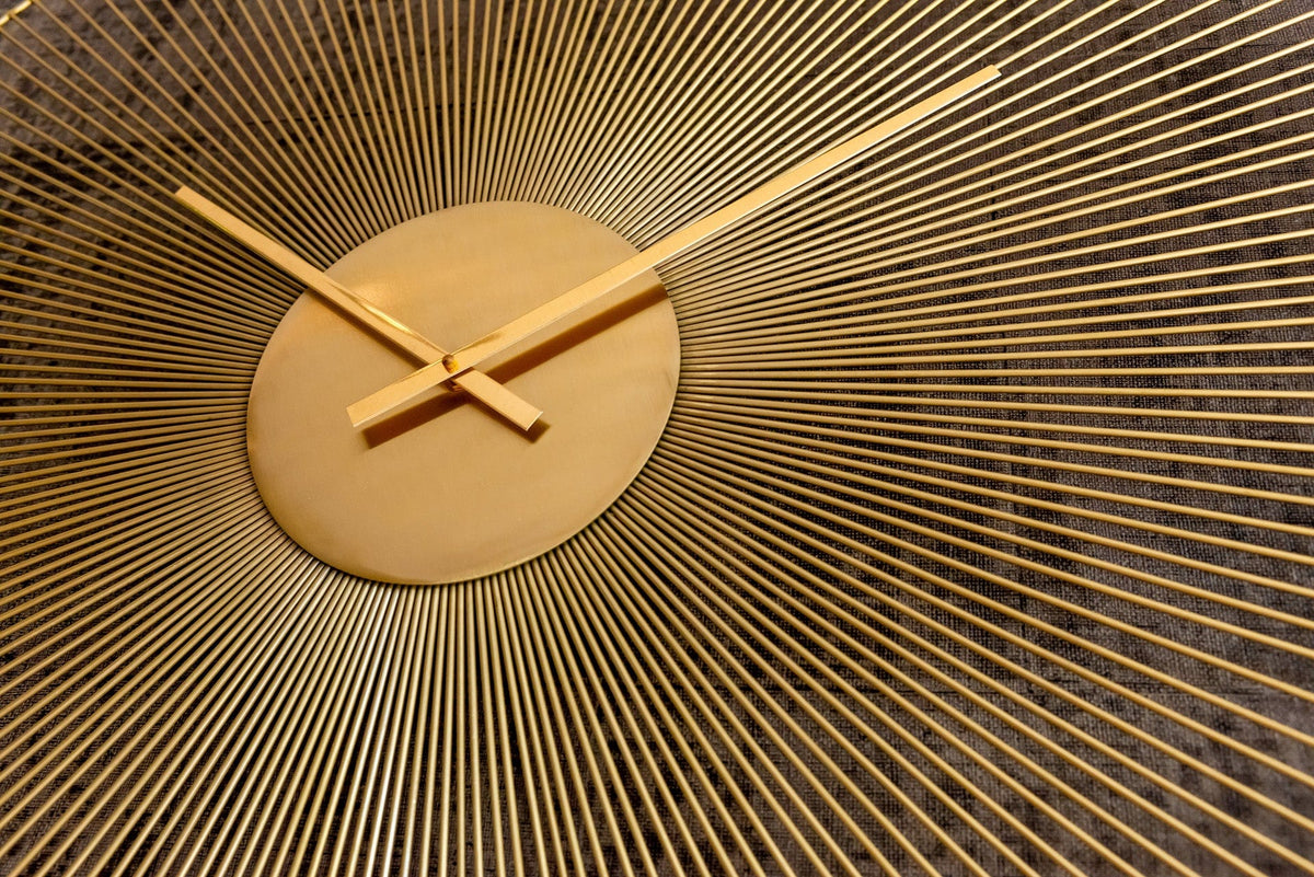 Richmond Interiors Accessories Clock Audrey (Gold) House of Isabella UK