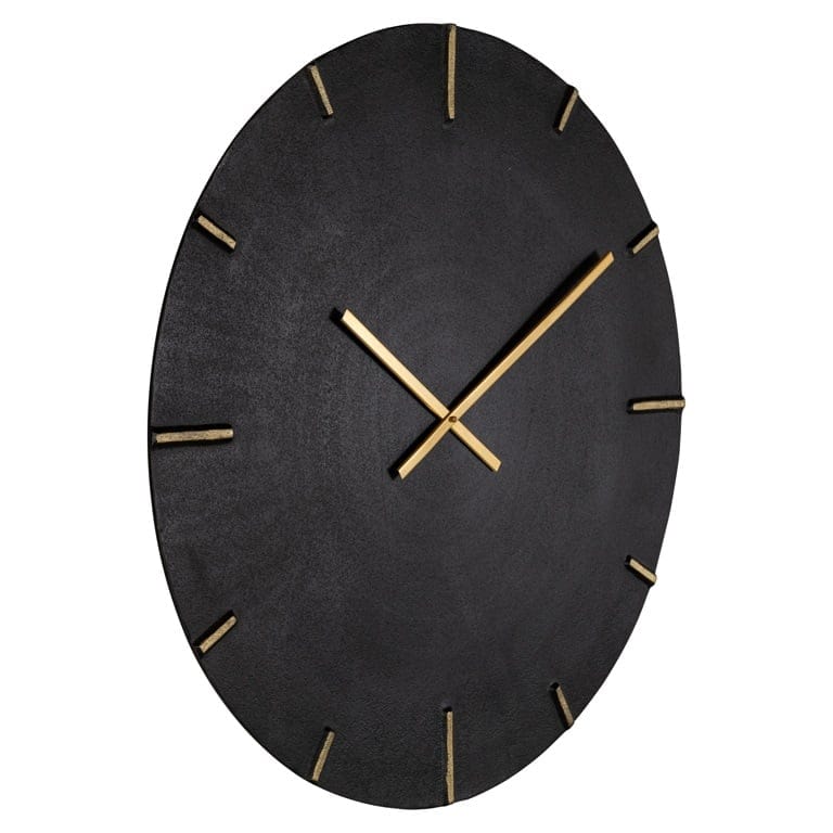 Richmond Interiors Accessories Clock Bilal (Black/gold) House of Isabella UK