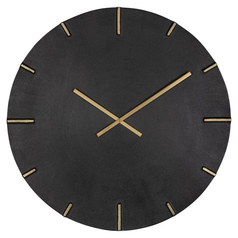 Richmond Interiors Accessories Clock Bilal (Black/gold) House of Isabella UK