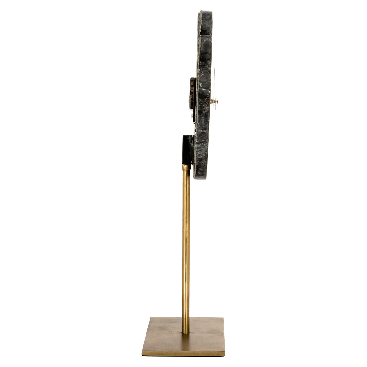 Richmond Interiors Accessories Clock Bram black/gold House of Isabella UK