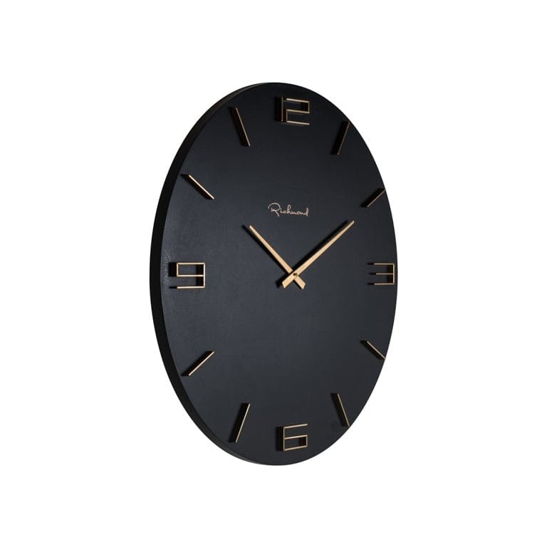 Richmond Interiors Accessories Clock Byram (Black/gold) House of Isabella UK