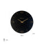 Richmond Interiors Accessories Clock Byram black/gold House of Isabella UK