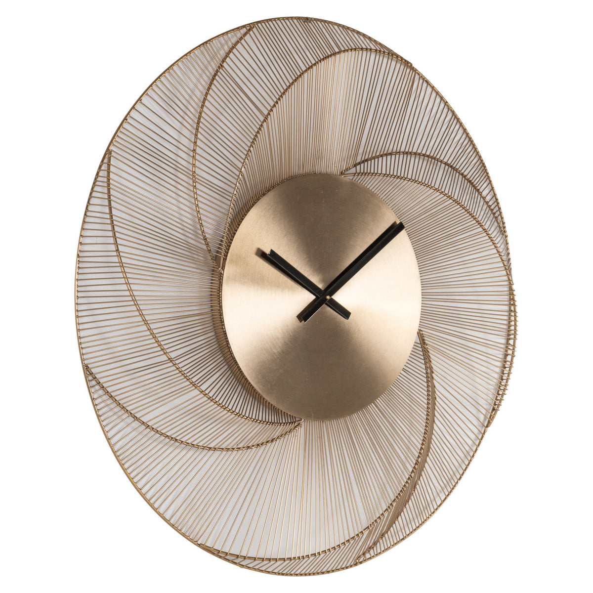 Richmond Interiors Accessories Clock Denver gold House of Isabella UK