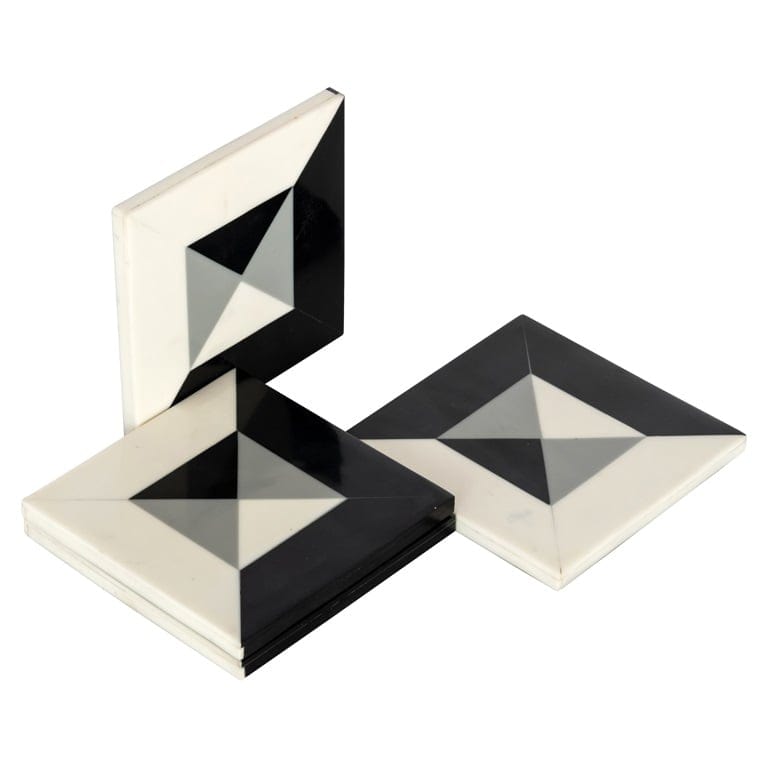 Coaster Louel (Black/white) | OUTLET.