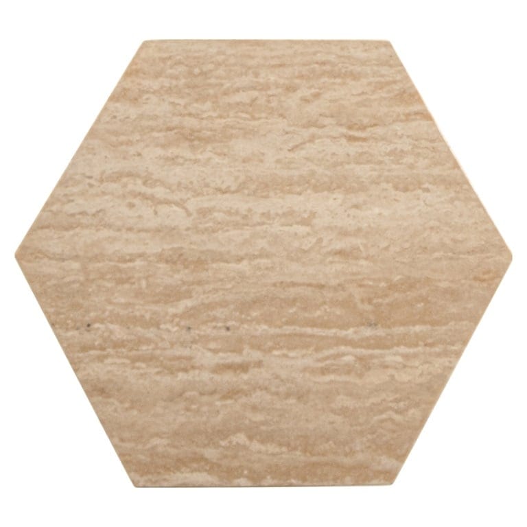 Column Vespin natural beige travertine (Beige).