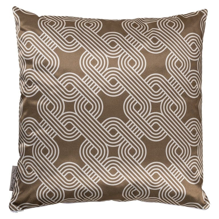 Richmond Interiors Accessories Cushion Marsha 50x50 (Monaco 23050 Chained Quadrant 75 - 8006 Sand) House of Isabella UK