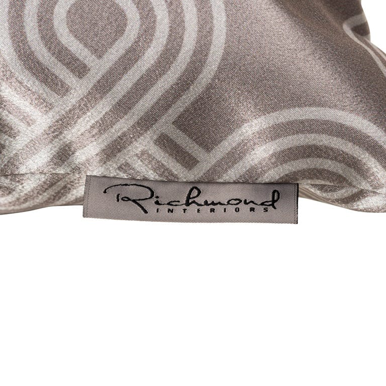 Richmond Interiors Accessories Cushion Mindy 50x50 (Monaco 23050 Chained Quadrant 75 - 0005 Cream) House of Isabella UK