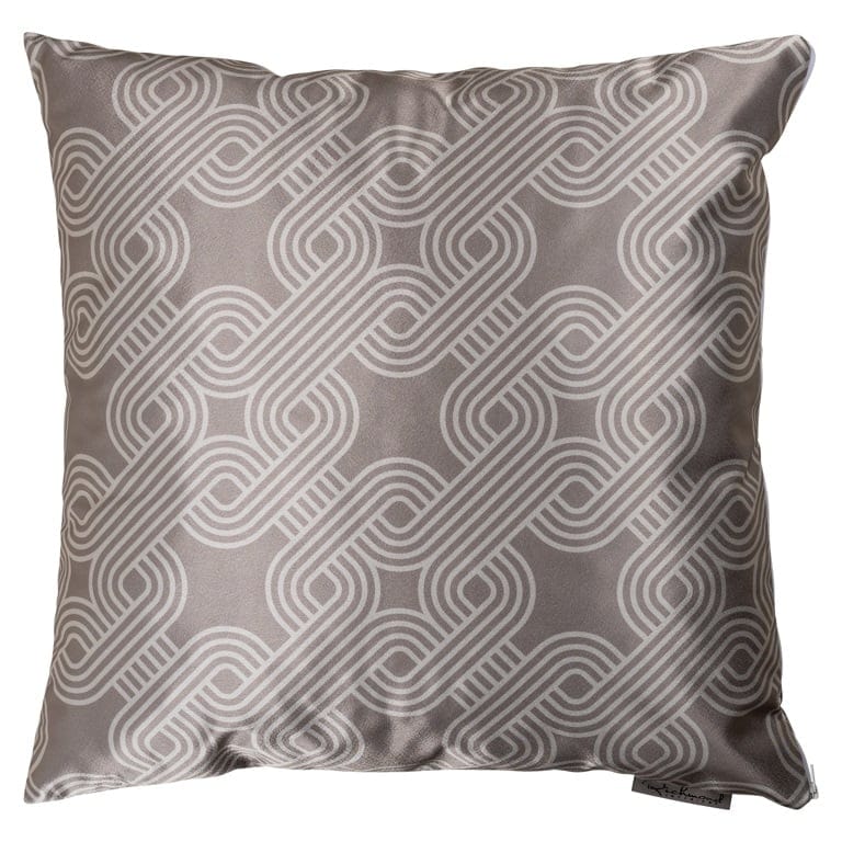 Richmond Interiors Accessories Cushion Mindy 50x50 (Monaco 23050 Chained Quadrant 75 - 0005 Cream) House of Isabella UK