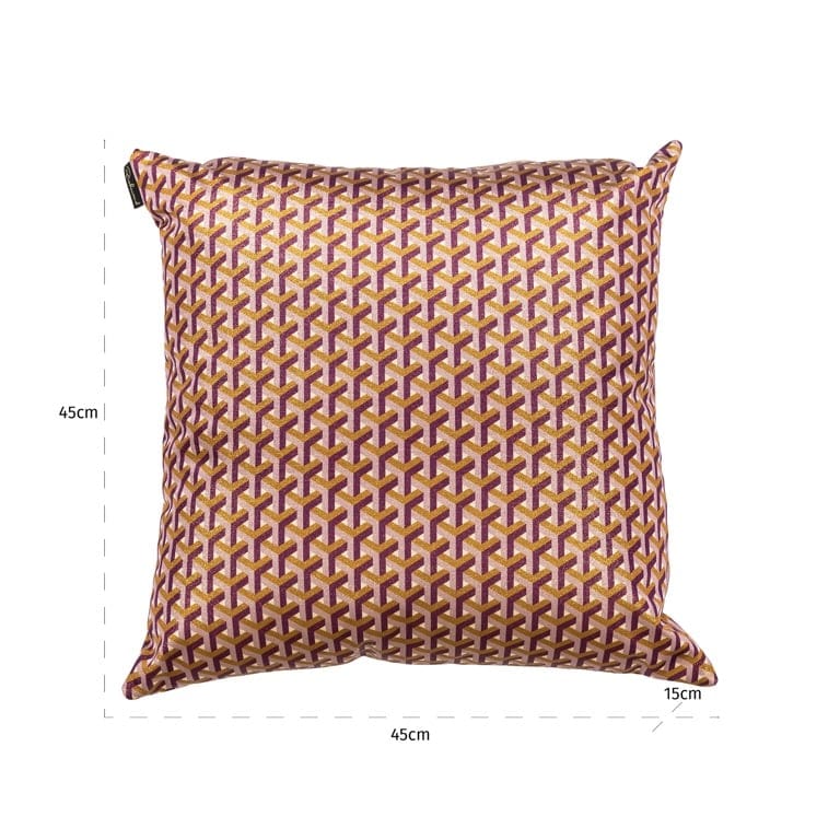 Richmond Interiors Accessories Cushion Pommelin 50x50 (Architect 0787 Dustypink Donna BT24508) House of Isabella UK