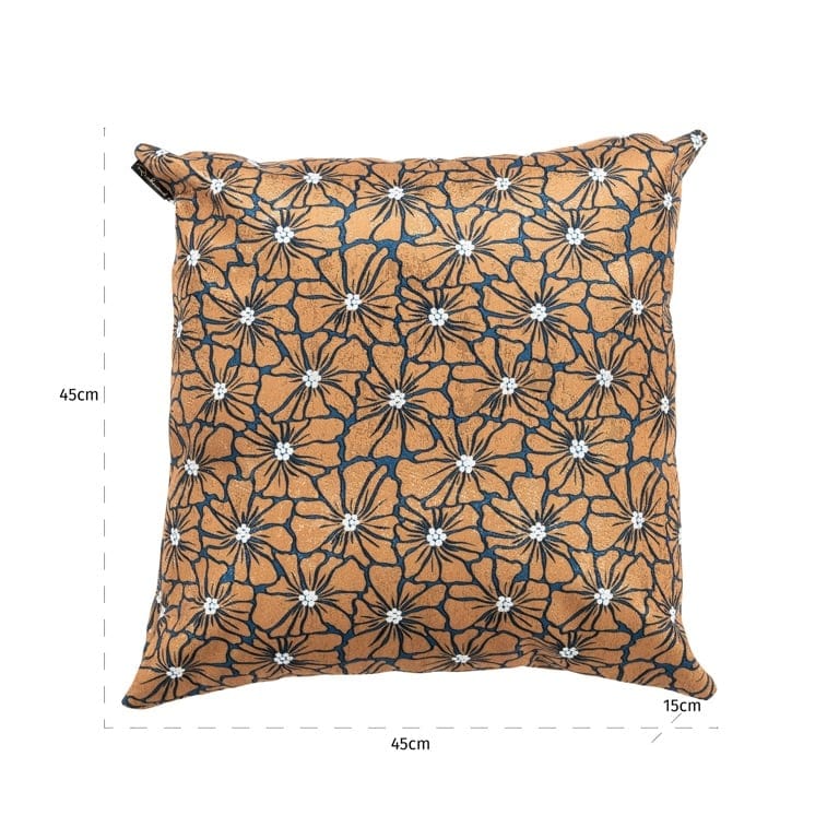 Richmond Interiors Accessories Cushion Valery 50x50 (Blooms 8023 Camel Lynn BT23127) House of Isabella UK