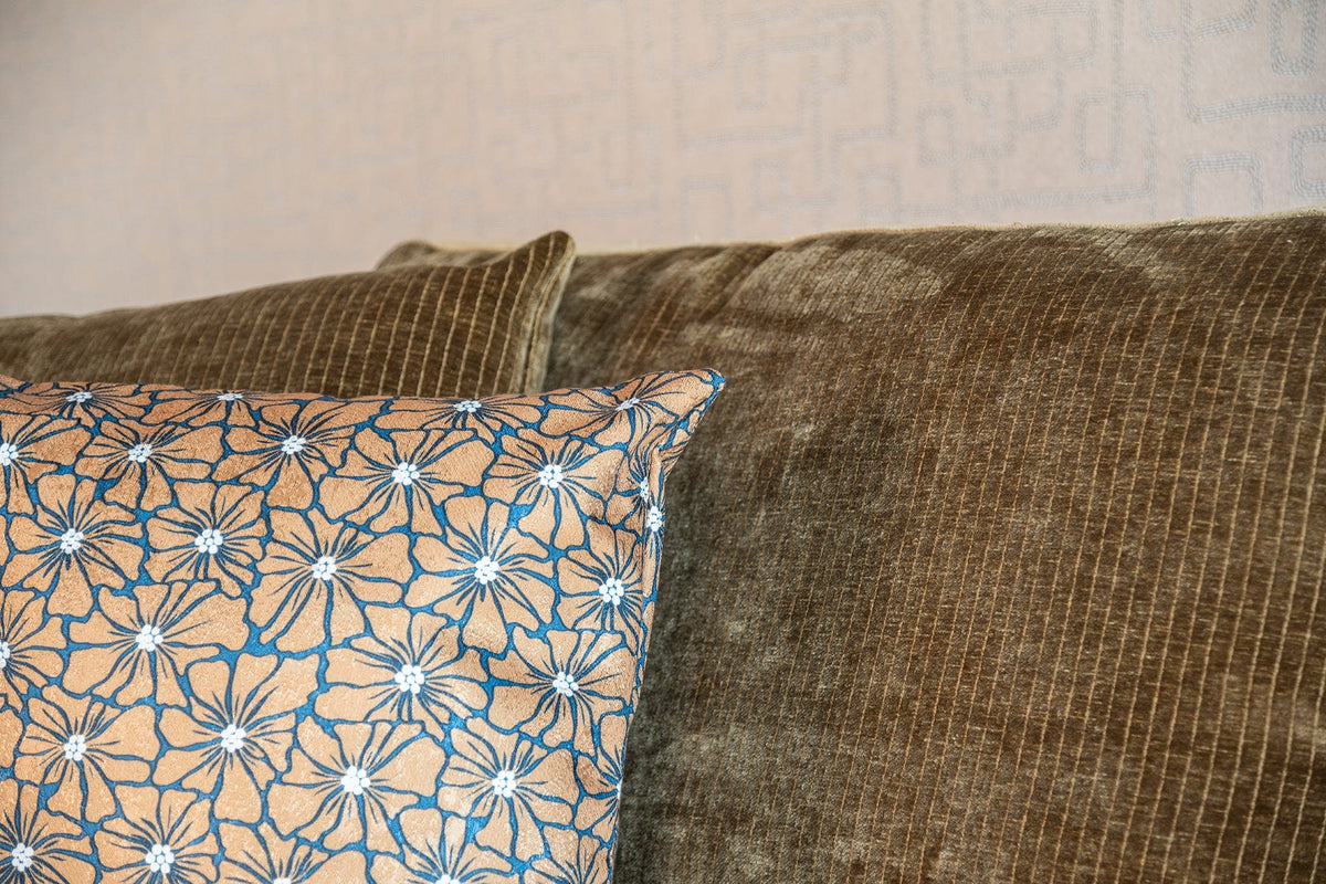 Richmond Interiors Accessories Cushion Valery 50x50 (Blooms 8023 Camel Lynn BT23127) House of Isabella UK