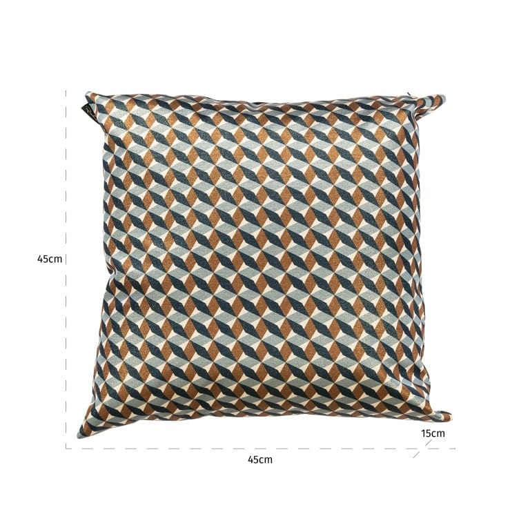 Richmond Interiors Accessories Cushion Vivienne 50x50 (Geo Shape 7021 Space Donna BT24004) House of Isabella UK