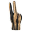 Richmond Interiors Accessories Deco object hand peace (Black/gold) House of Isabella UK