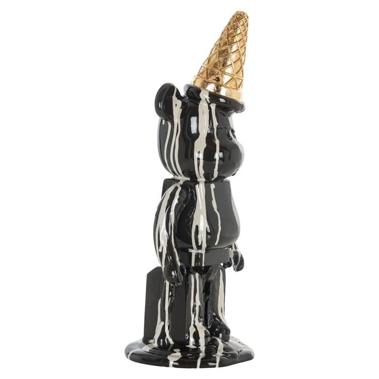 Richmond Interiors Accessories Deco object icebear black (Black) House of Isabella UK