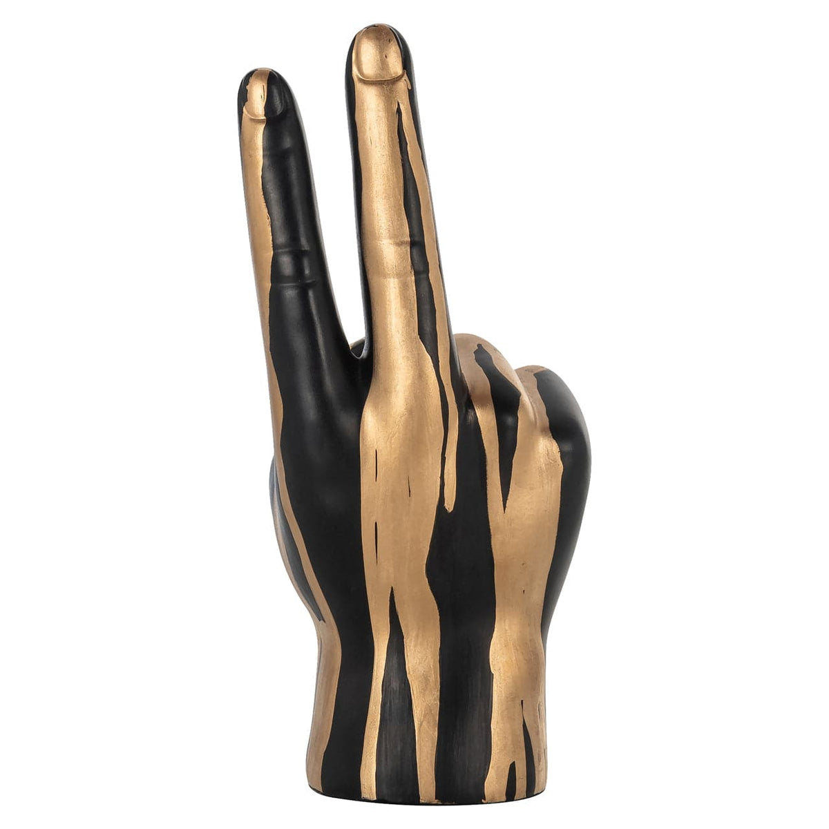 Richmond Interiors Accessories Decorative object Peace black/gold House of Isabella UK